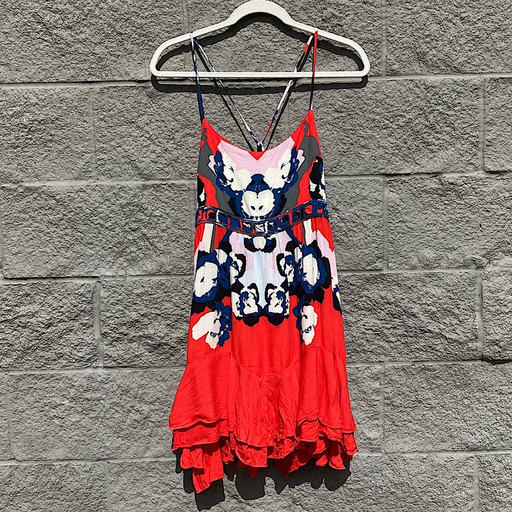 Intimately Free People Red Mini Dress